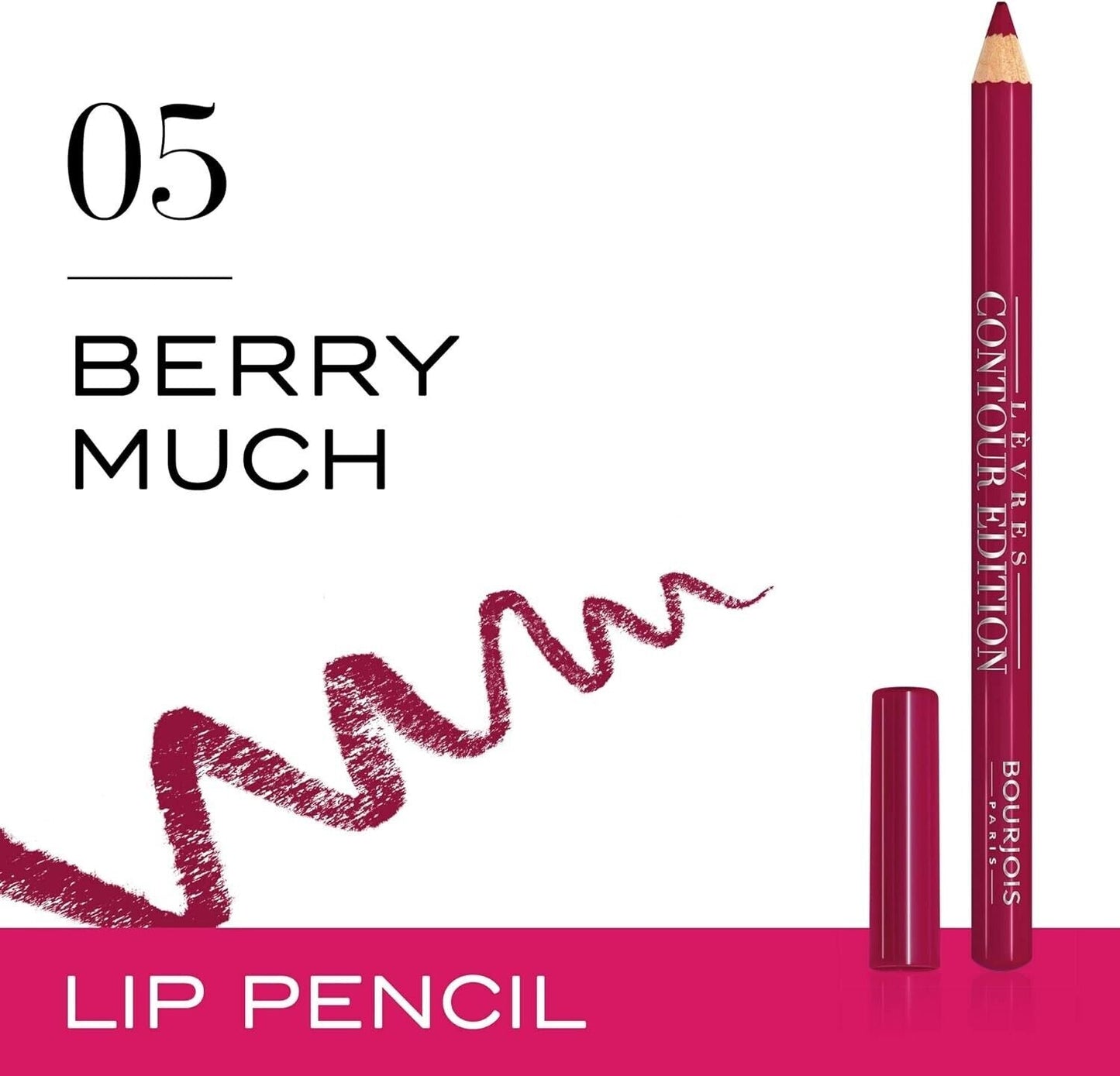 Bourjois Levres Contour Edition Lip Liner 5 Berry Much , 1.14g