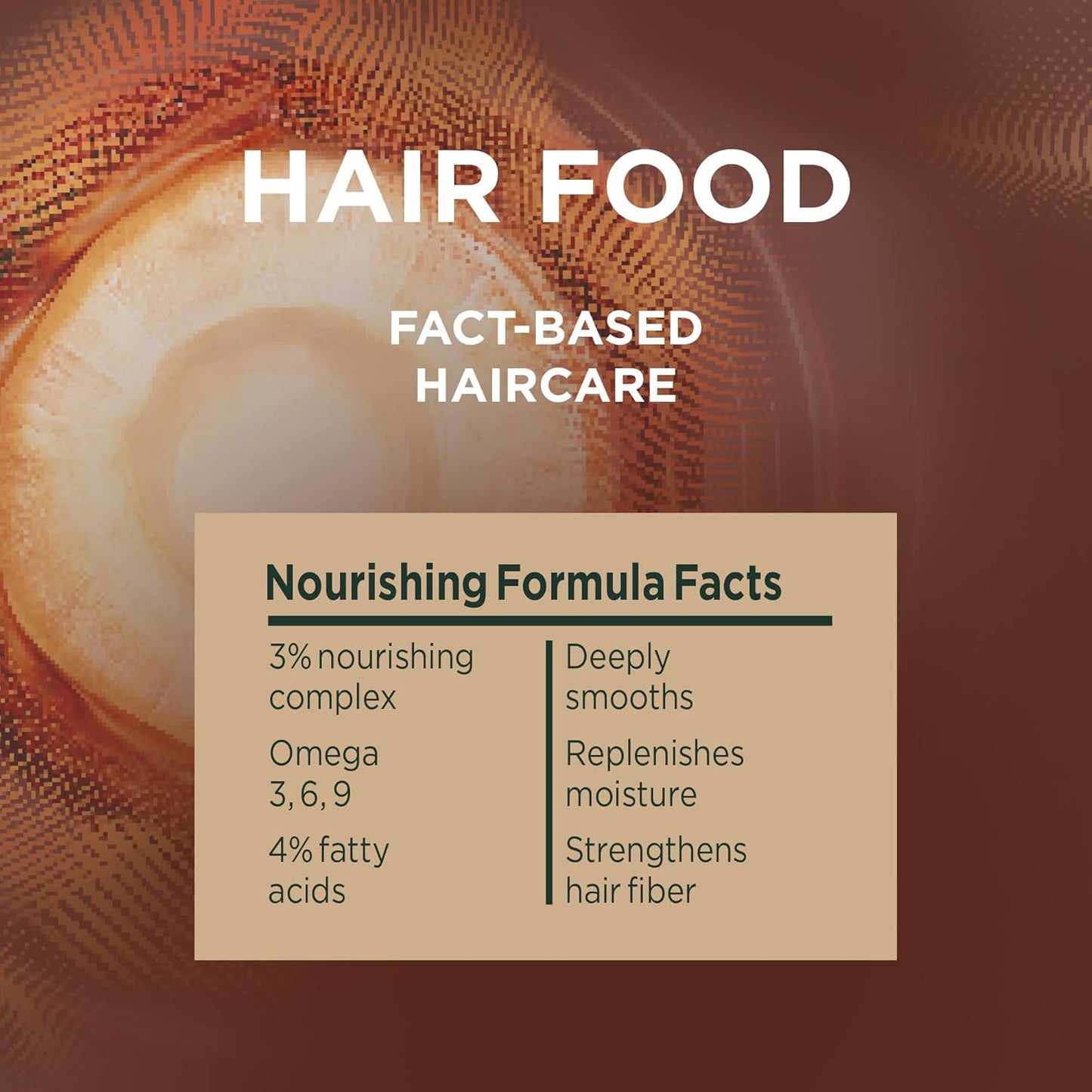 Garnier Hair Food 3-in-1 Hair Treatment Mask, Smooths and Nourishes, For Frizzy & Curly Hair, No Silicones, Vegan Formula, Coconut Oil, Ultimate Blends, 400ml (Packing and Ingredients may vary)