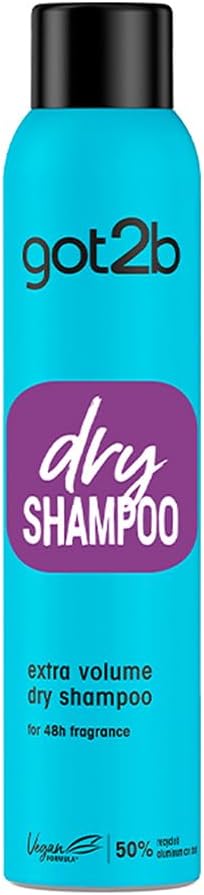 got2b Fresh It Up, No Rinse Spray to Refresh Hair in Between Washes, No White Residue, Dry Shampoo, Extra Volume 200ml