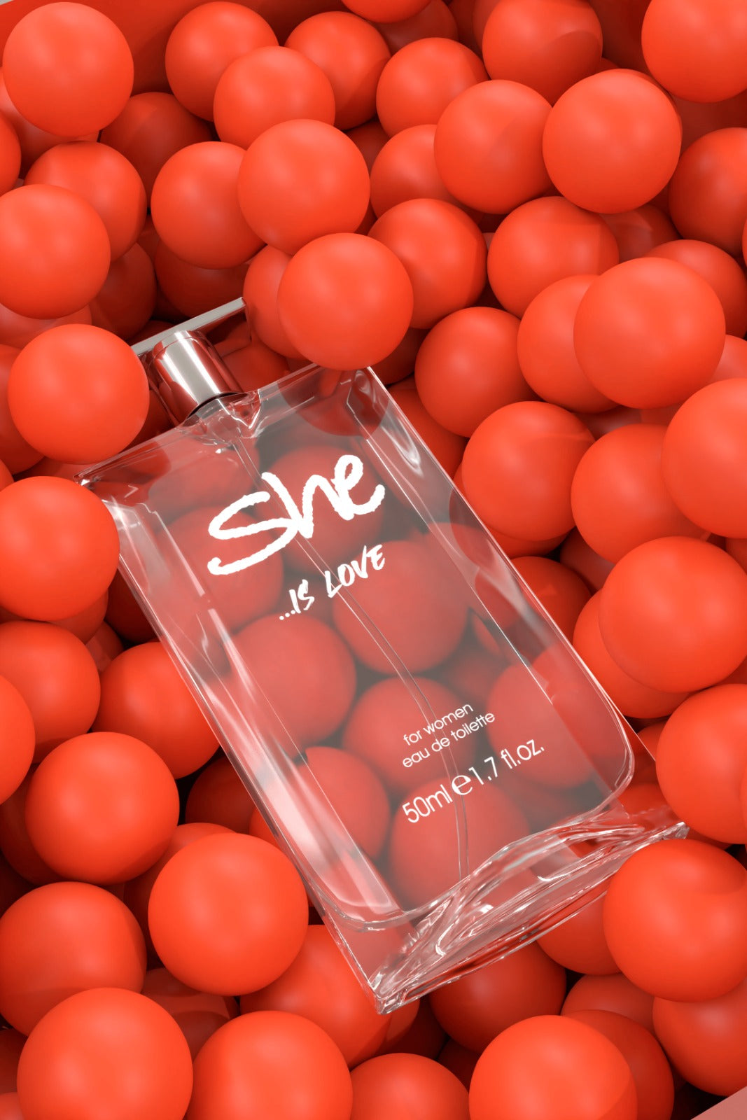 She Is Love Perfume 50ml+Deodorant 150ml Gift Set by Hunca