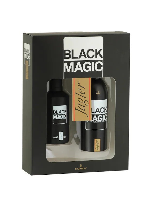 Jagler Black Magic Set Eau De Toilette and Deo,Perfume,75 ml,by Hunca