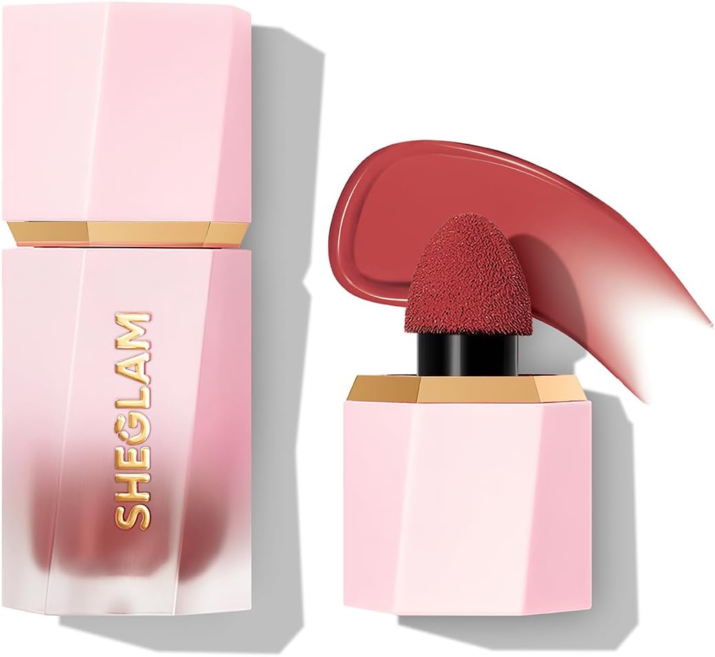 SHEGLAM Color Bloom Liquid Blush Makeup for Cheeks – Matte Finish, Free 🚚