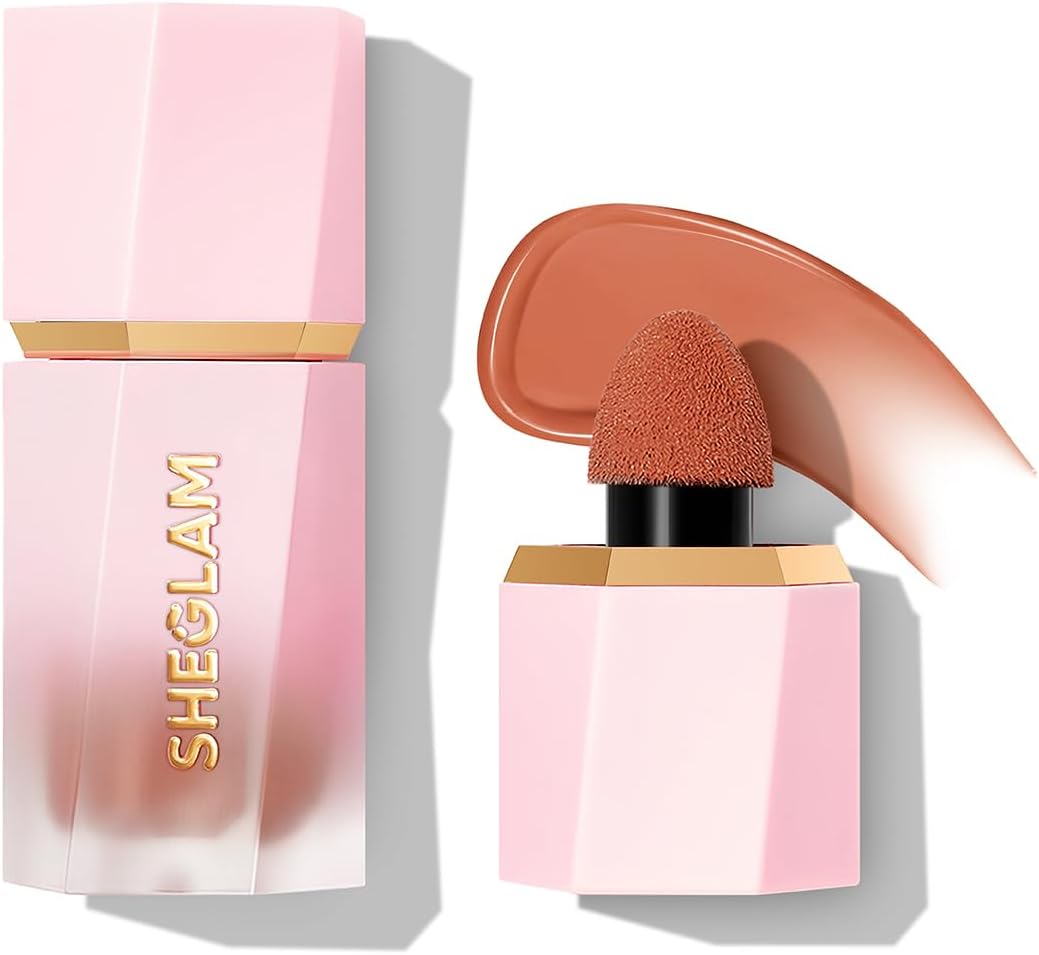 SHEGLAM Color Bloom Liquid Blush Makeup for Cheeks – Matte Finish, Free 🚚
