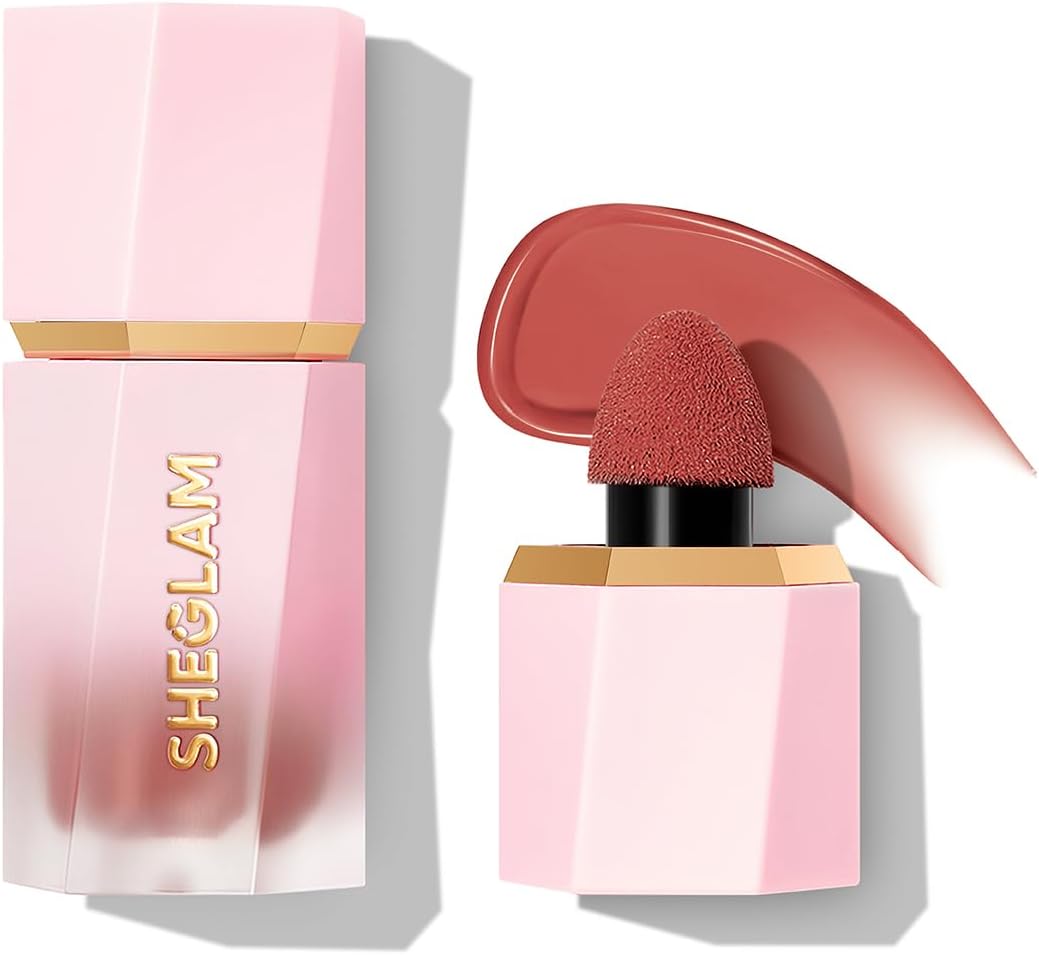 SHEGLAM Color Bloom Liquid Blush Makeup for Cheeks – Matte Finish, Free 🚚