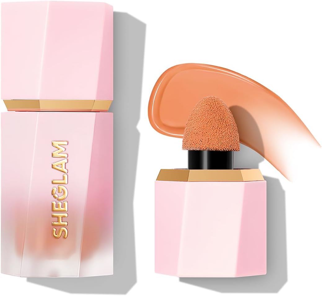 SHEGLAM Color Bloom Liquid Blush Makeup for Cheeks – Matte Finish, Free 🚚
