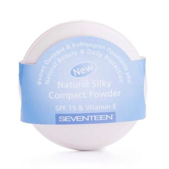 Seventeen Natural Silky Compact Powder,SPF 15&Vitamin E,02 Natural,12g