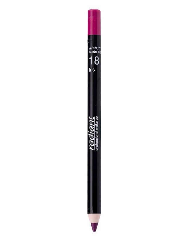 Radiant Softline Waterproof Lip Pencil,18 Iris, 1.2g,by luxeemporium