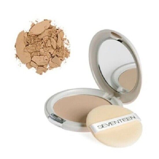 Seventeen Natural Silky Compact Powder,SPF 15&Vitamin E,05 Toffee,12g