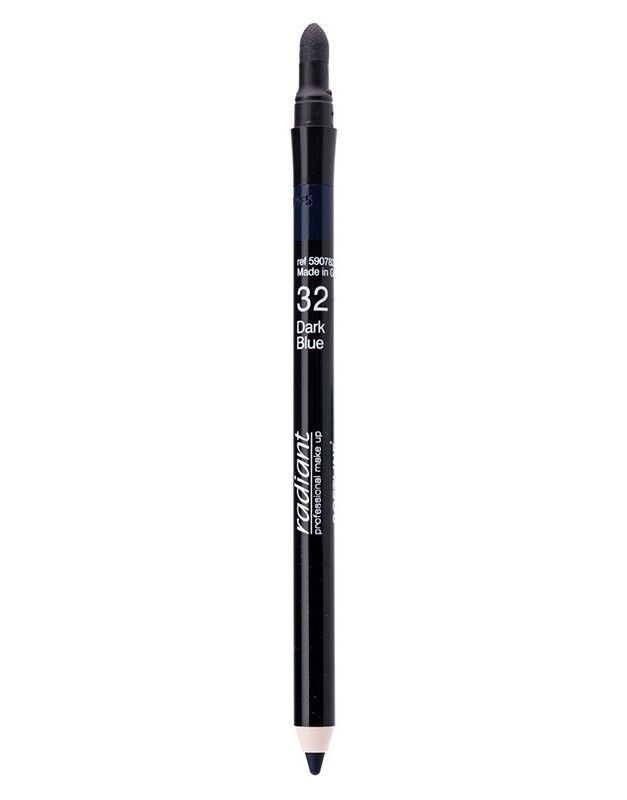 Radiant Softline Waterproof Eye Pencil with Smudging Tool,32 Dark Blue,Free 🚚