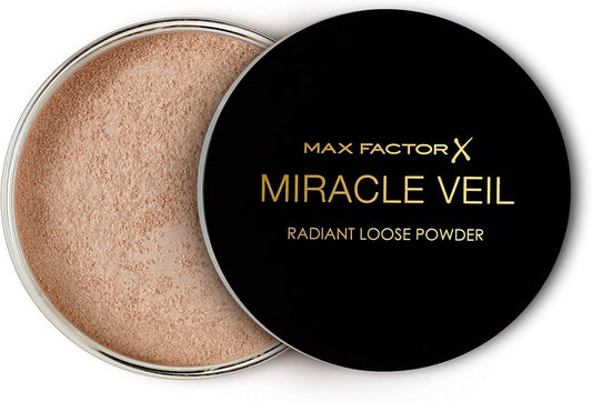 Max Factor Miracle Veil Radiant Loose Face Powder,Translucent, 4 g