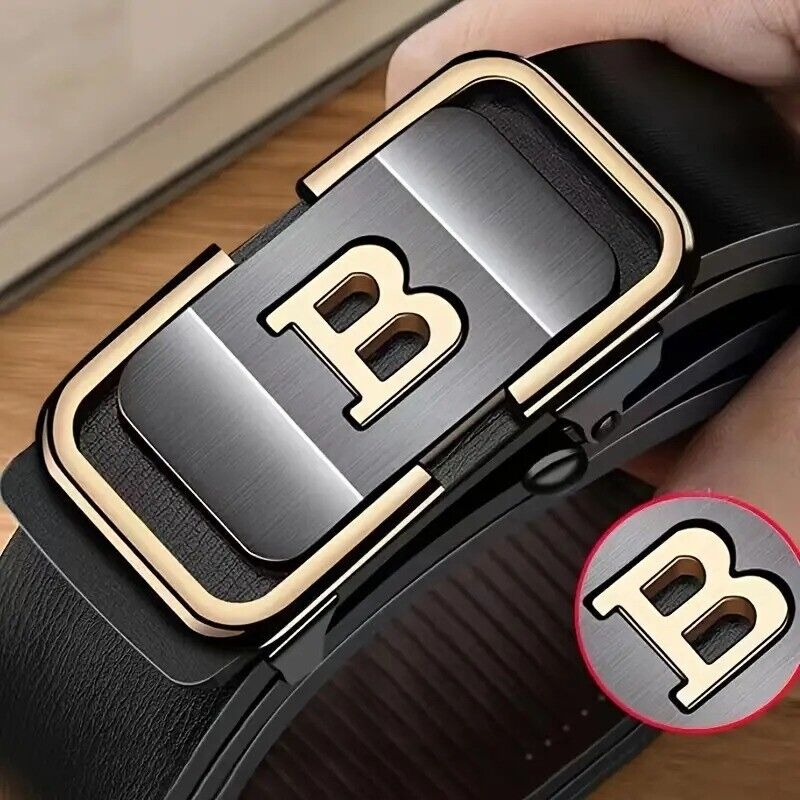 Toothless Inner Wear Belt For Men, Automatic Buckle Belt For Business, Free 🚚