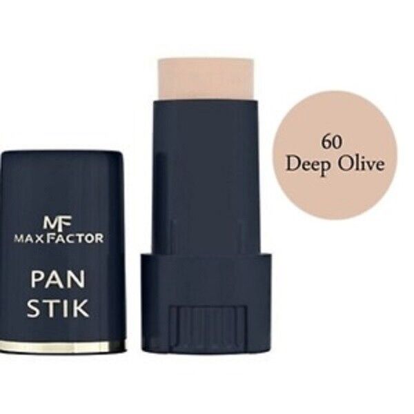 Max Factor- Pan Stik Foundation, 60 Deep Olive, 9 g