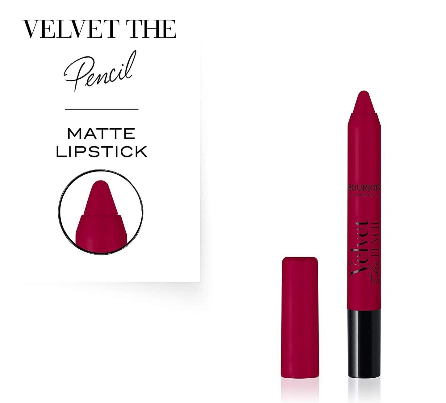 Bourjois Paris Velvet The Pencil Lipstick 16 Rouge Di’vin,3 g