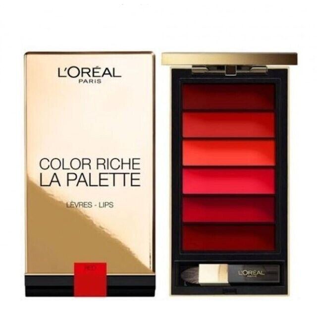 L´Oréal Paris Color Riche La Palette Lips , Red,6 g