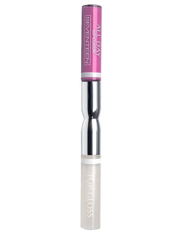 Seventeen All Day Lip Color&Top Coat ,No 25 Cool Berry,3.5 ml