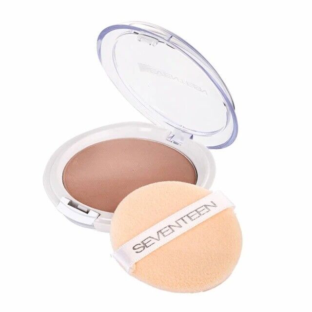 Seventeen Natural Sliky Transparent Compact  Powder No.8,VITAMIN E AND ALOE VERA