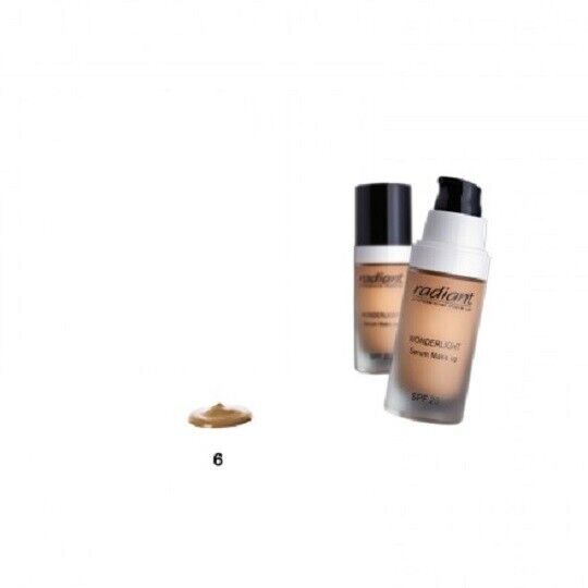 RADIANT WONDERLIGHT SERUM FOUNDATION,Νο 06 DARK BEIGE,SPF 20 ,30 ML ,FREE  🚚