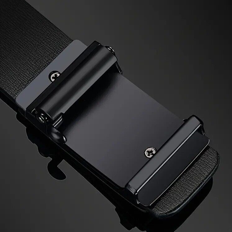 Men's Automatic Buckle Belt PU Leather Belt Business Suit Waist Strap,Free 🚚