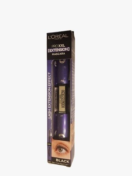 L’Oreal Paris Pro XXL Extension 2 Step Mascara ,Black,12 ml