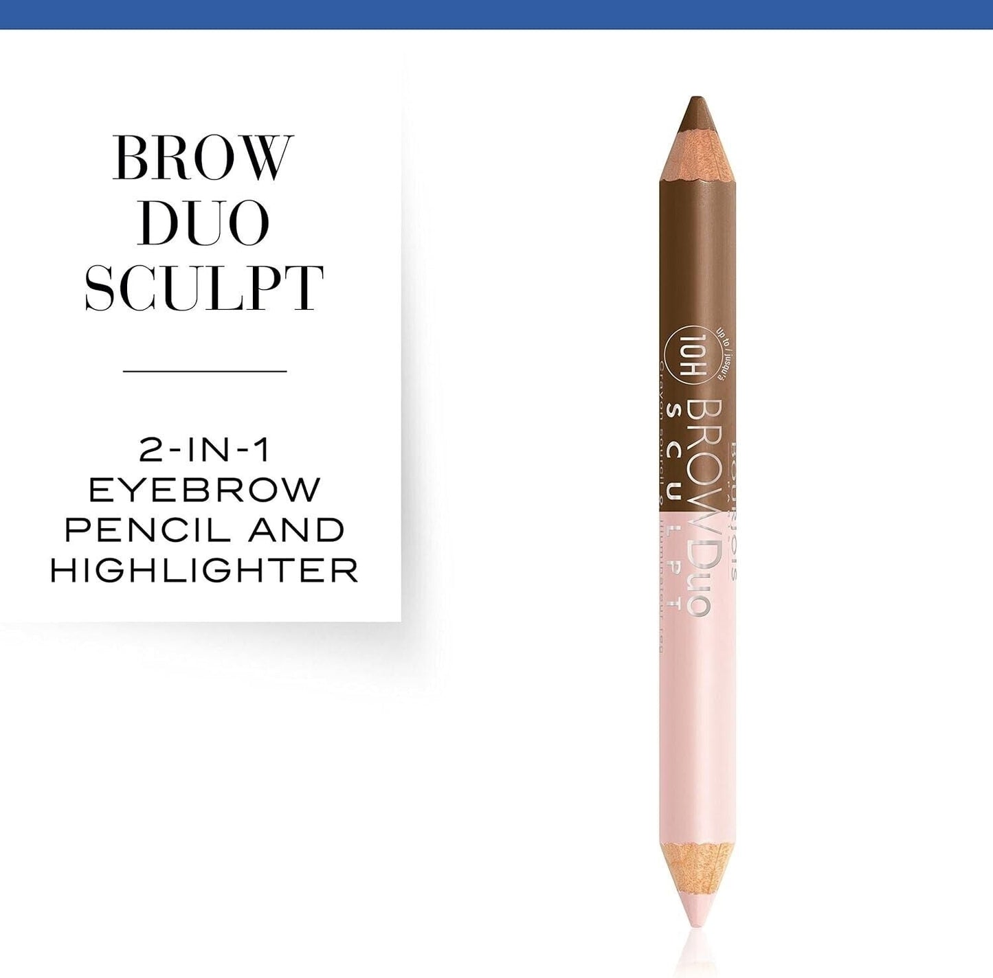 Bourjois Brow Duo Sculpt Eyebrow Pencil&Highlighter 22 Chestnut,1.95 g