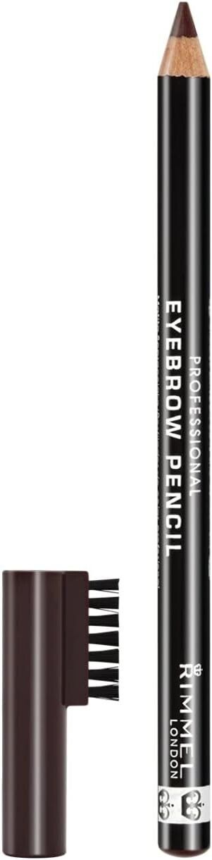 Rimmel London Professional Eyebrow Pencil,001 Dark Brown, 1.4g,by luxeemporium