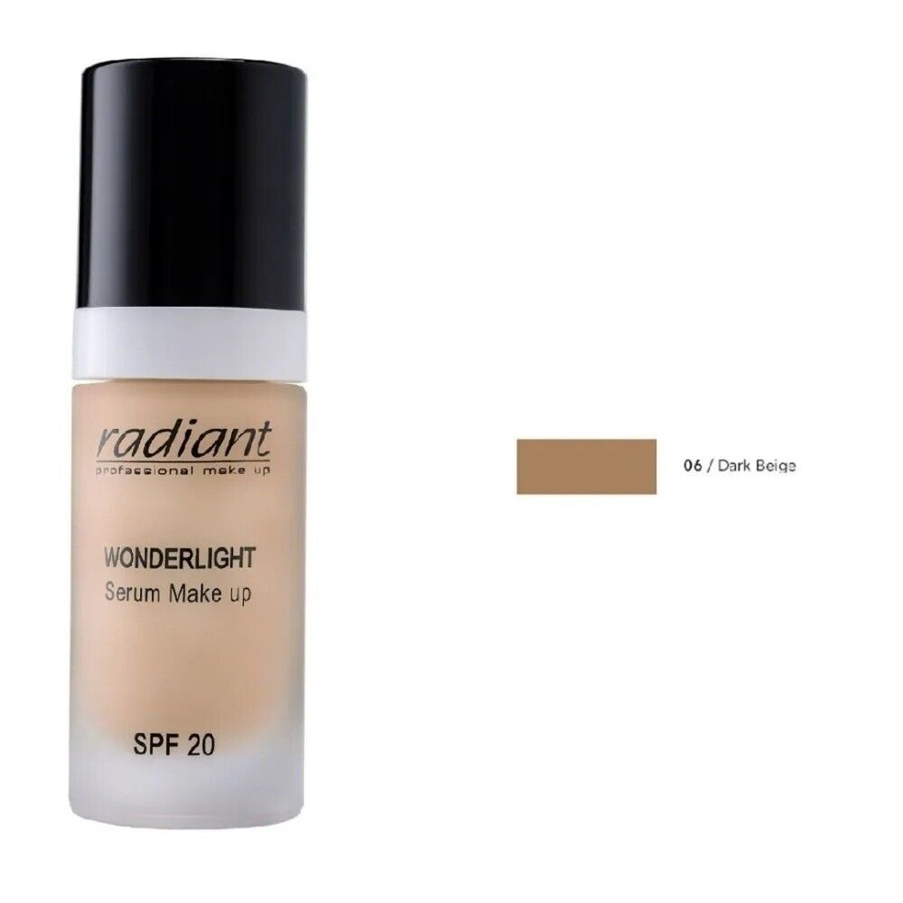 RADIANT WONDERLIGHT SERUM FOUNDATION,Νο 06 DARK BEIGE,SPF 20 ,30 ML ,FREE  🚚