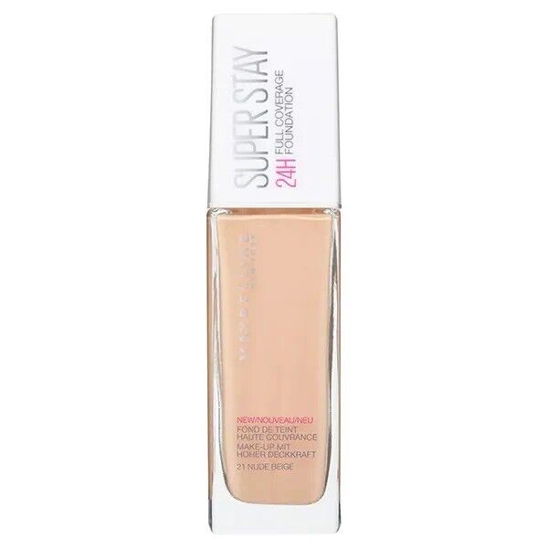 Maybelline Superstay 24 H Liquid Foundation 21 Nude Beige,30 ml