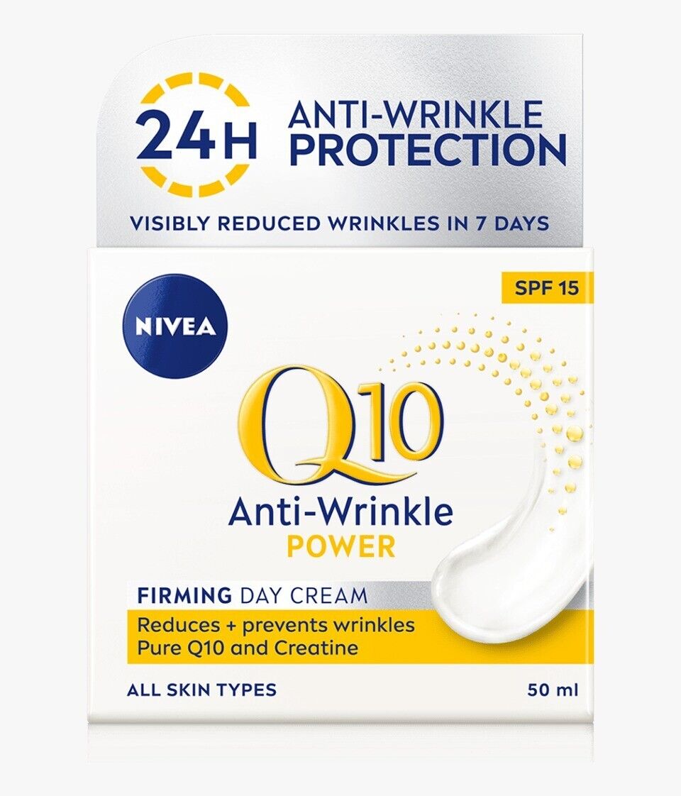 Nivea Q10 ANTI-WRINKLE POWER FIRMING DAY CREAM SPF 15,50 ML