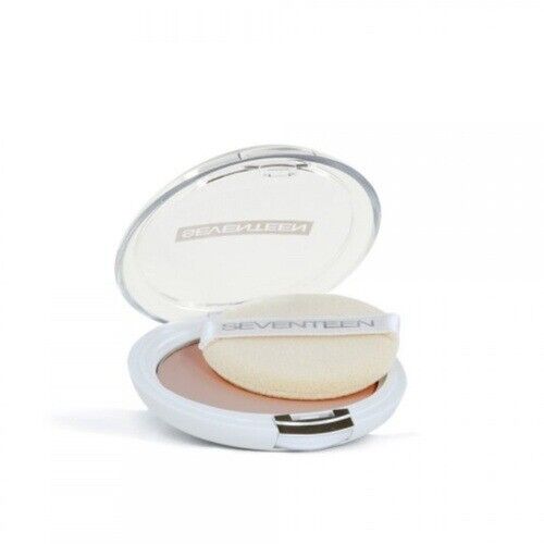 Seventeen Natural Sliky Transparent Compact  Powder No.8,VITAMIN E AND ALOE VERA