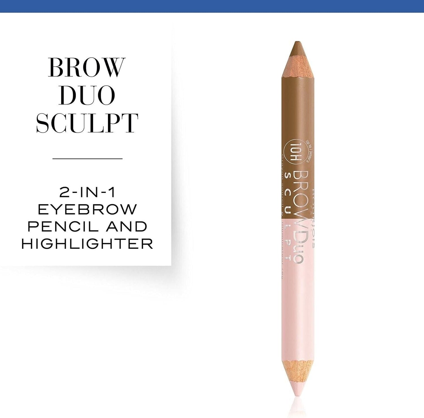 Bourjois Brow Duo Sculpt Eyebrow Pencil and Highlighter 21 Blond, 1.95 g