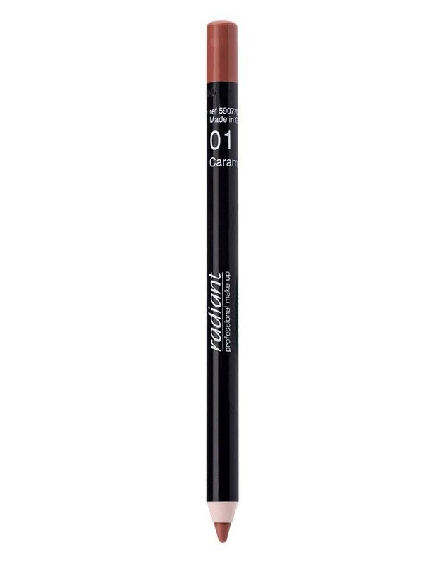 Radiant Softline Waterproof Lip Pencil, 01 Caramel, 1.2g,by luxeemporium