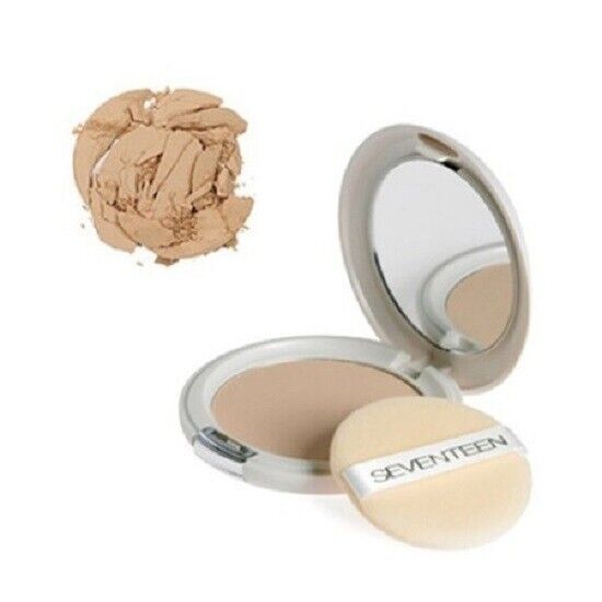 Seventeen Natural Silky Compact Powder,SPF 15&Vitamin E,03 Caramel,12g