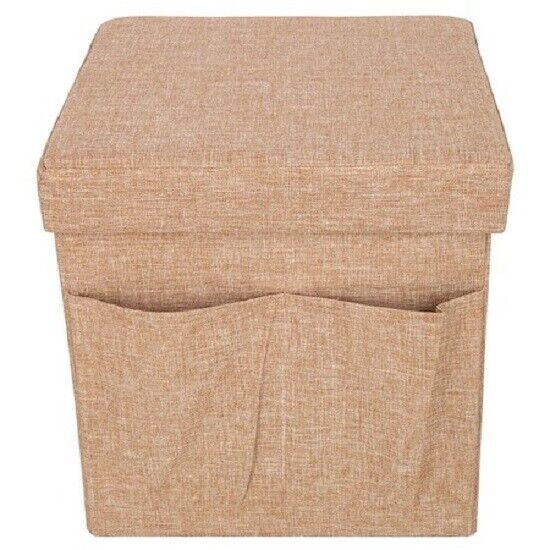 Folding stool with storage space,supported weight 150 kg,38X38X38 cm,TB59 CAMEL