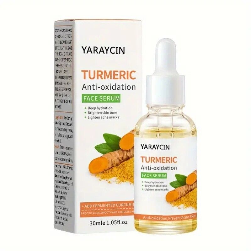 Turmeric Oxidant Resistant Face Serum, Lighten And Even Skin Tone, Moisturizing