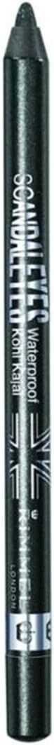 Rimmel Scandaleyes Kohl Eyeliner Pencil Waterproof Sparkling Black 002