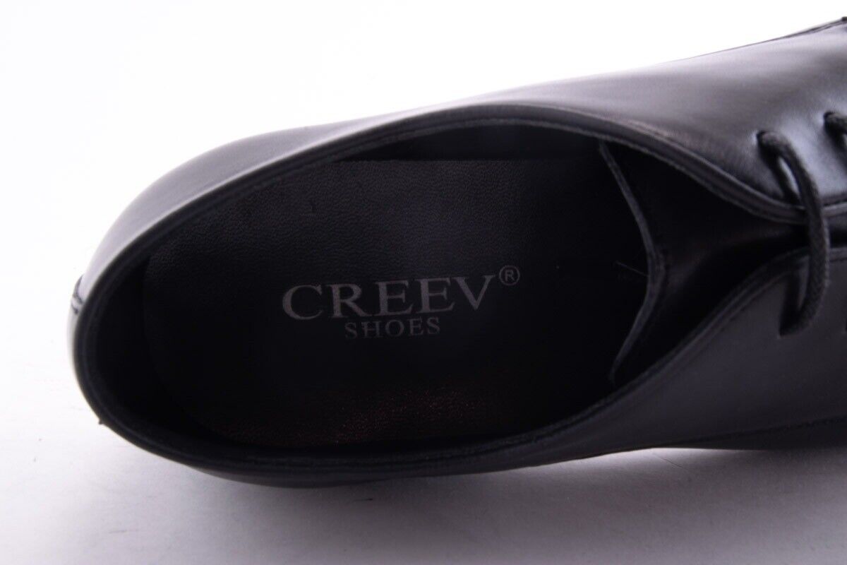 Men's Shoes Natural Leather,Creev,Black cod 826-51 