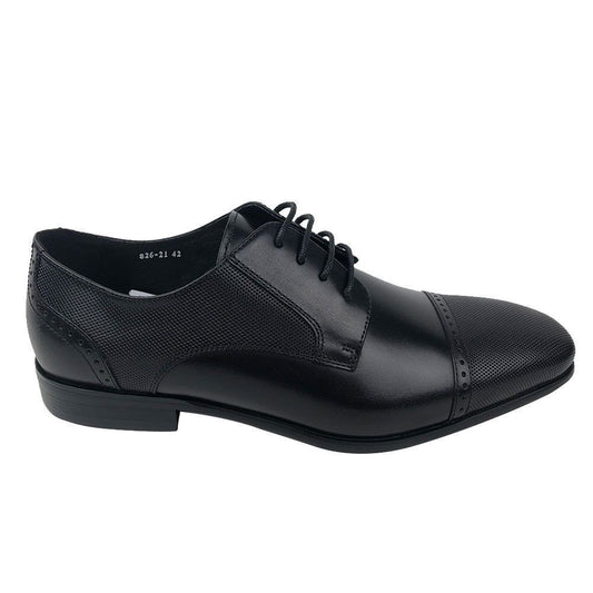 Men's Shoes Natural Leather,Creev,Black cod 826-21