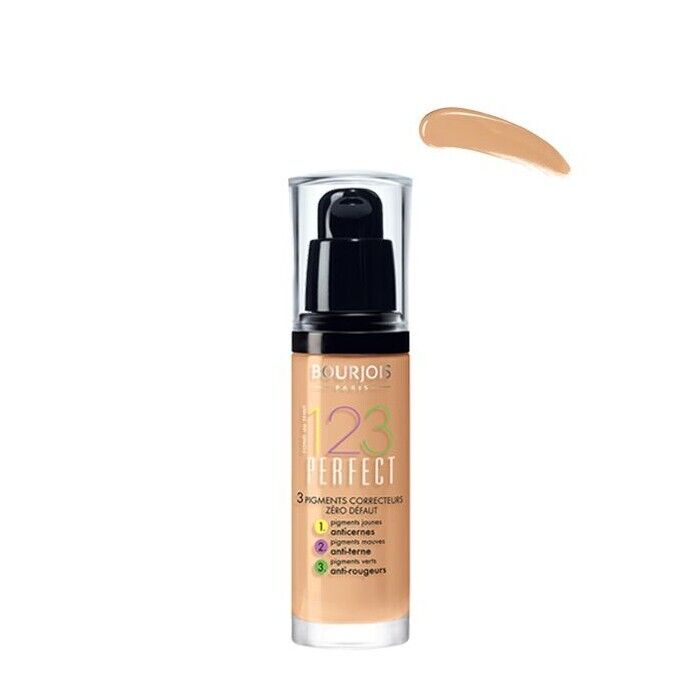 Bourjois Paris 123 Perfect Foundation 55 Dark Beige,SPF 10,30 ml