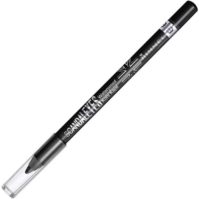 Rimmel Scandaleyes Kohl Eyeliner Pencil Waterproof Sparkling Black 002