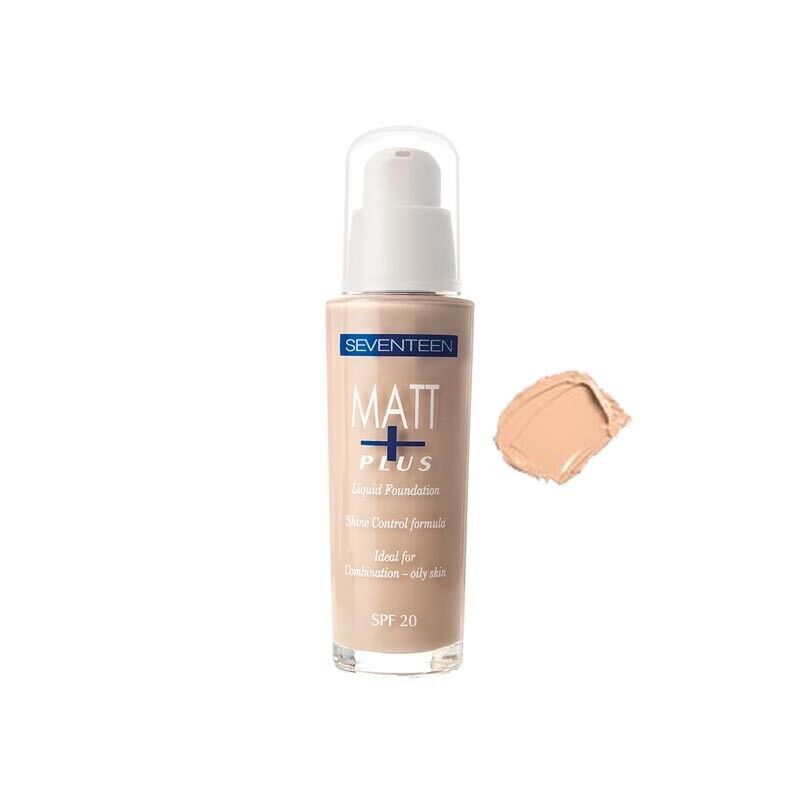 Seventeen Matt Plus Liquid Foundation SPF20,02 ROSY BEIGE,30 ml