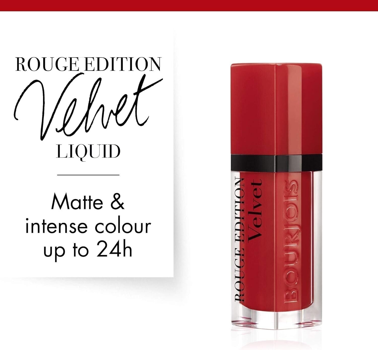 Bourjois Rouge Edition Velvet Liquid Lipstick 01 Personne Ne Rouge! Reds