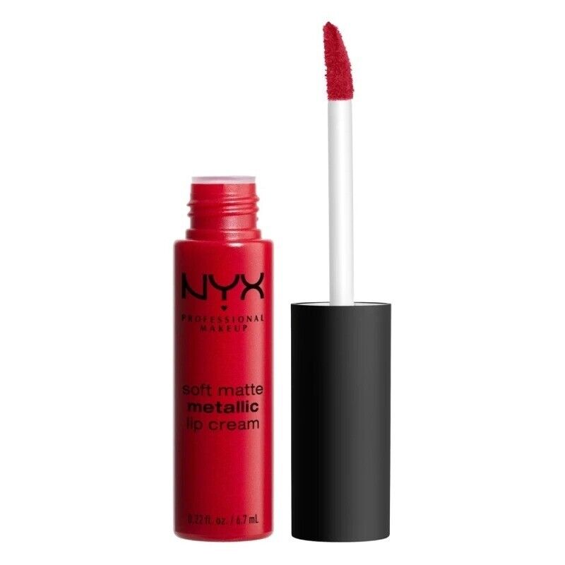 NYX Professional Makeup Soft Matte Metallic Lip Cream,Monte Carlo