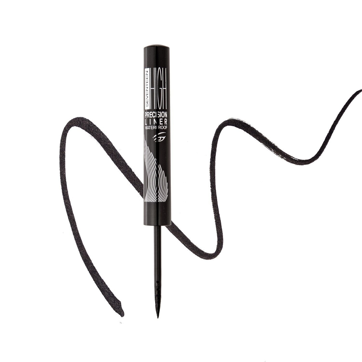 Seventeen High Precision Waterproof Eyeliner,01 CARBON BLACK,1.8ml