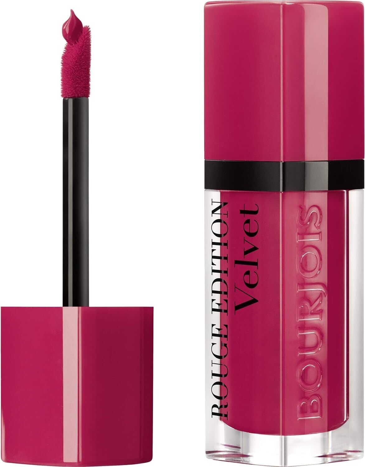 Bourjois Rouge Edition Velvet Liquid Lipstick,13 Fu(N)Chsia Pinks,7.7 ml