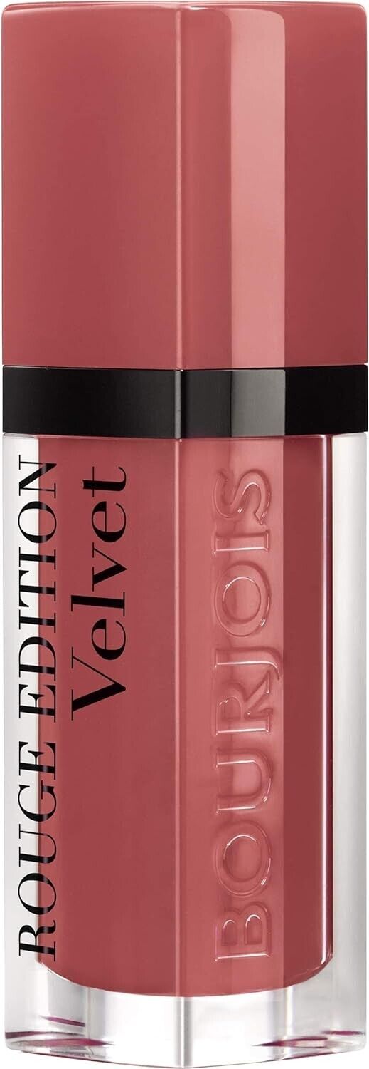 Bourjois Rouge Edition Velvet Liquid Lipstick,04 Peach Club Nudes,7.7 ml