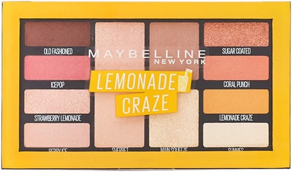 Maybelline New York Eyeshadow Palette Makeup Lemonade Craze,12 g