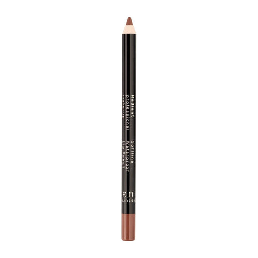 Radiant Softline Waterproof Lip Pencil, 03 NATURAL, 1.2g,by luxeemporium