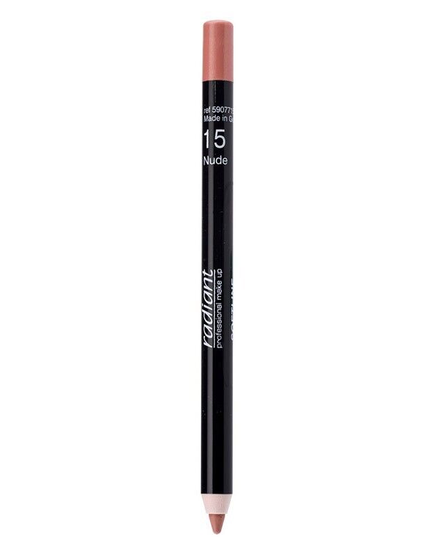 Radiant Softline Waterproof Lip Pencil,15 Nude, 1.2g,by luxeemporium