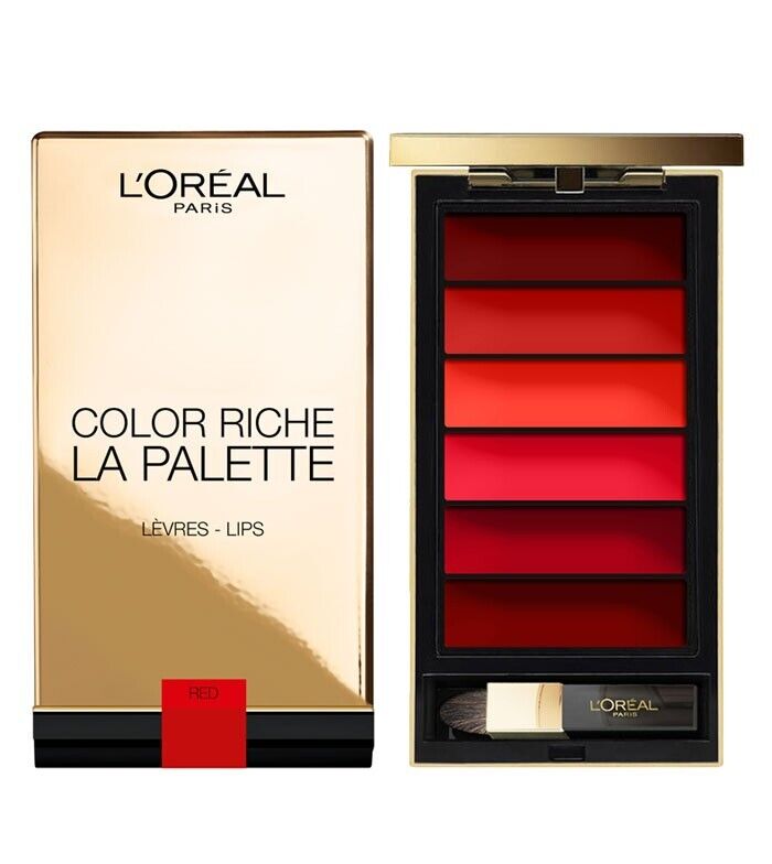 L´Oréal Paris Color Riche La Palette Lips , Red,6 g