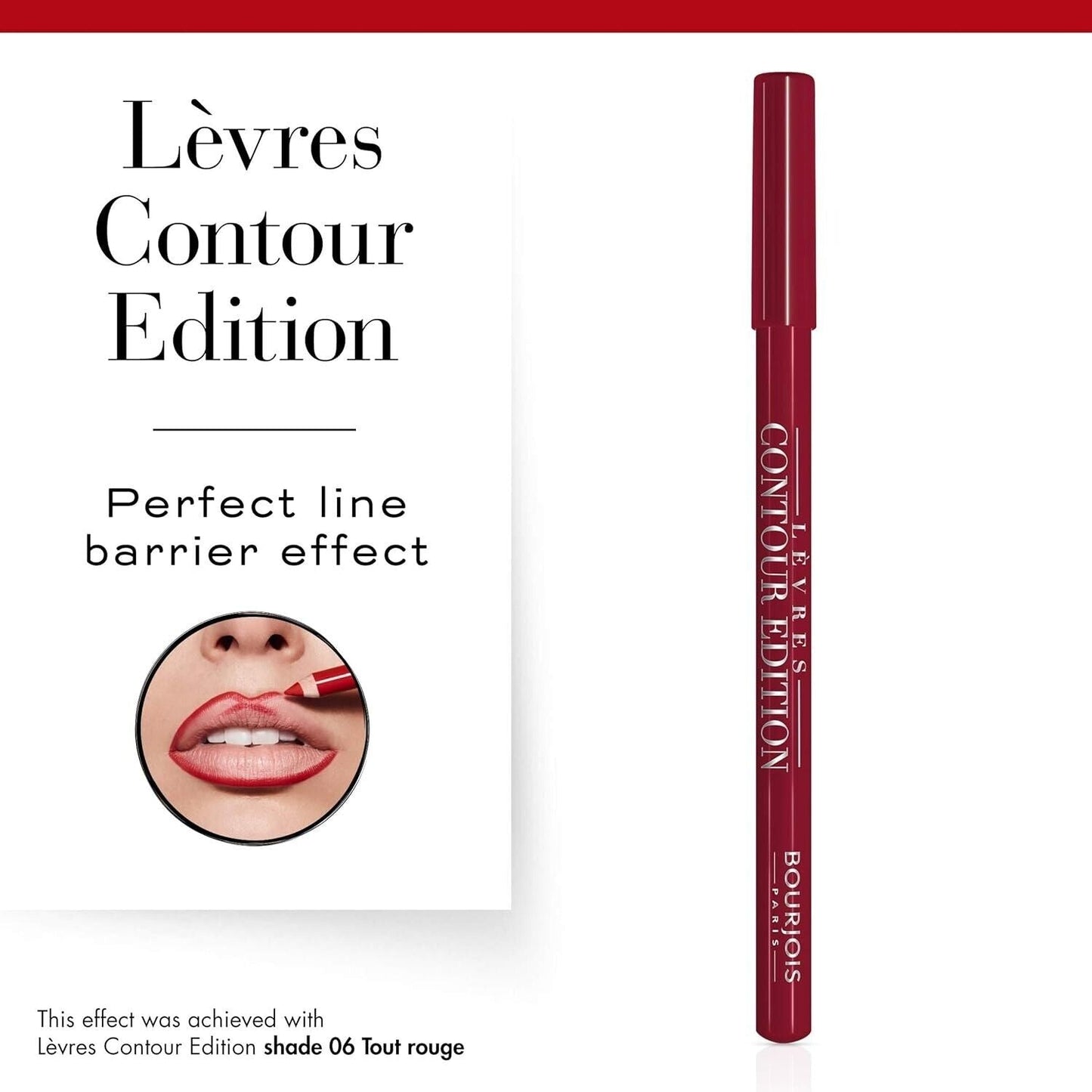 Bourjois Levres Contour Edition Lip Liner 10 Bordeaux Line, 1.14g